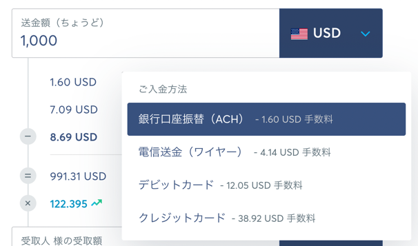 アメリカから日本へ送金する方法 - Wise(ワイズ) 3